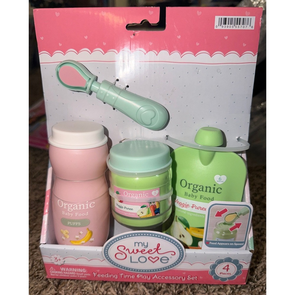 My Sweet Love-Doll Baby Feeding Time Play Accessory Set (NWT)
